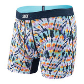 SAXX HOT SHOT BOXER BRIEF FLY - MULTI TIDAL WAVE