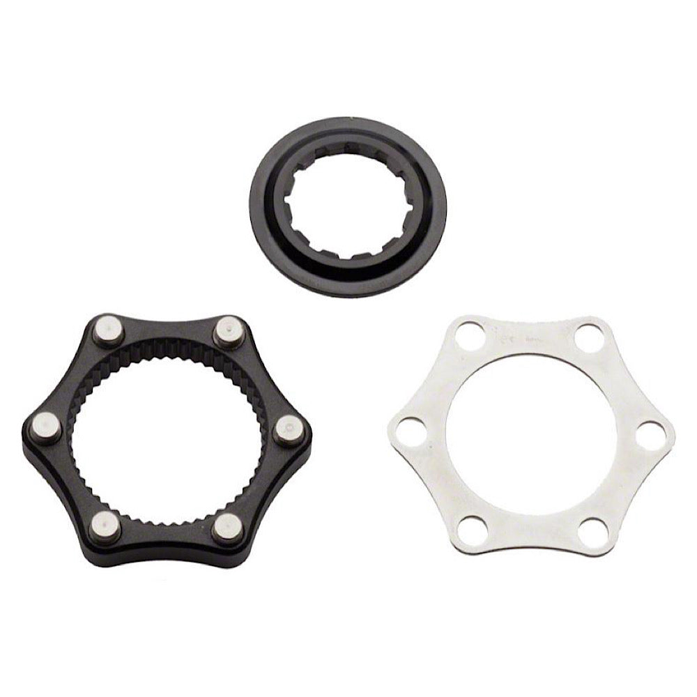 PROBLEM SOLVERS CENTER LOCK TO 6-BOLT ROTOR ADAPTER KIT - QR AND 12MM AXLE