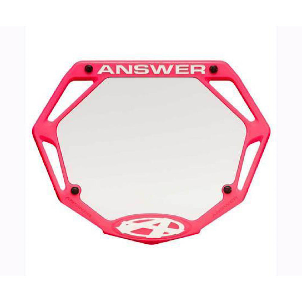 ANSWER 3D MINI NUMBER PLATE