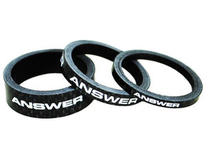 ANSWER CARBON HEADSET SPACER KIT 1 1/8"